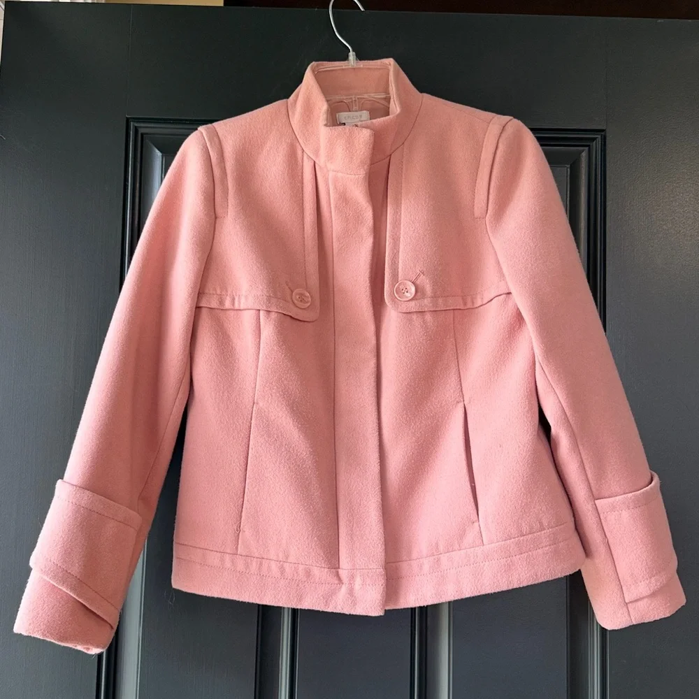 Chico's Casey Smooth Plush Jacket Blush  Pink Size 0 (US Size 4) - Picture 4 of 12